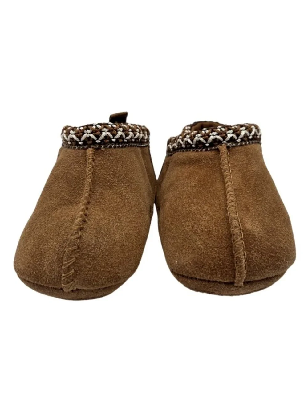UGG Baby Tasman Slippers Brown Suede Cozy Slip-On Booties US 3 Toddlers UK 2